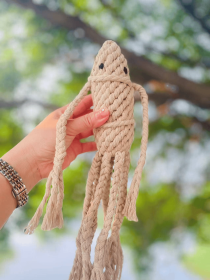 Squid Lady Rope Toys, Handmade Sustainable Dog Rope Toys (Option: CSCORD344)