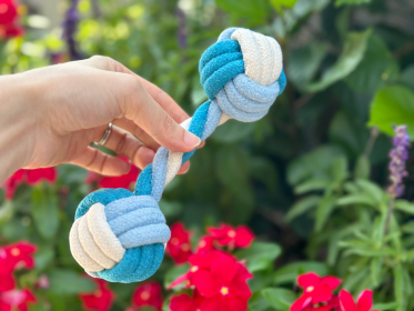 Eco-friendly Rope Chew and tug Toys 4 Pc (Style: CSCORD77)