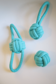 Eco-friendly Rope Toy 3 Set For Middle And Big Dog (Style: CSCORD84)