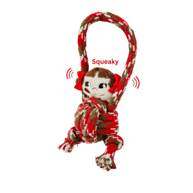 Eco-Kawaii Cotton Knotted Rope Chew Dog Plush Toy 3 in 1 (Style: Mickey Mouse)