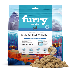 Skin&Coat Vitalize Freeze-Dried Raw Salmon&Cod Recipe for Dogs (size: 8oz)