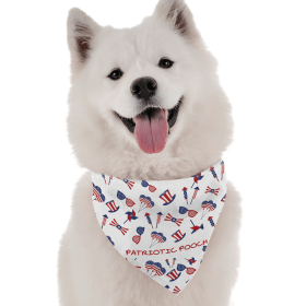 Patriotic Pooch (size: 18" x 18")