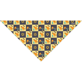 Dreidel Dogs (size: 22" x 22")