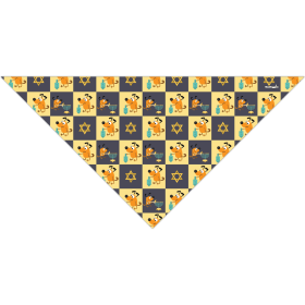 Dreidel Dogs (size: 14" x 14")