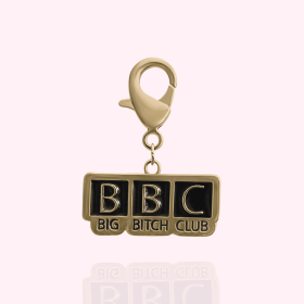 "BBC: Big Bitch Club" Dog Collar Charm (Option: Gold)