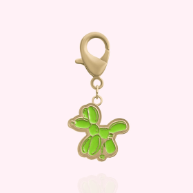 Balloon Dog Collar Charm (Option: Gold)