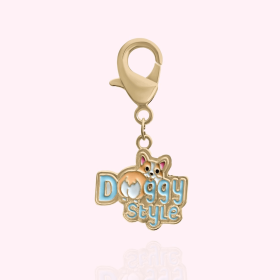 "Doggy Style" Dog Collar Charm (Option: Gold)