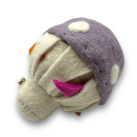 Mushroom Dog Felt Toy (Style: Brown)