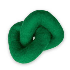 Loop Felt Dog Toy (Style: Green)