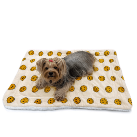 Ultra Plush Happy Face Blanket (Style: Chain Martingale, size: L (14-21"))