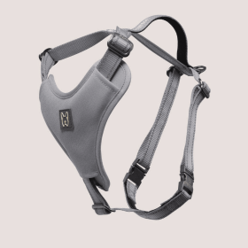 NANDOG Neoprene Sport Dog Harness (Option: Gray, size: medium)