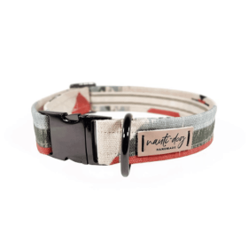 Aztec Southwestern Woven Stripe Buckle & Martingale Collar (Style: Buckle, size: S (9-14"))