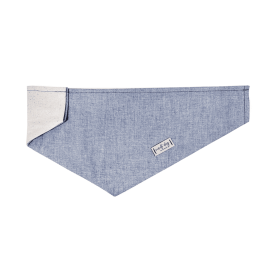 Chambray Classic Oxford Over-the-collar Dog Bandana (size: L (18x9.5Ã’Â¢Ã¢â¬aÂ¬ÃÂ))