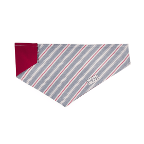 Liberty Patriotic American Woven Stripe Over-the-Collar Dog Bandana (size: L (18x9.5Ã’Â¢Ã¢â¬aÂ¬ÃÂ))