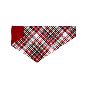Sweater Weather Fall Flannel Over-the-collar Dog Bandana (size: S (14x5.5Ã’Â¢Ã¢â¬aÂ¬ÃÂ))