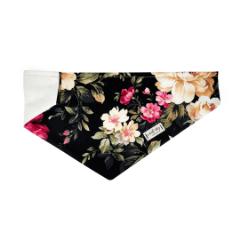 Victoria Vintage Victorian Floral Over-the-collar Dog Bandana (size: L (18x9.5Ã’Â¢Ã¢â¬aÂ¬ÃÂ))