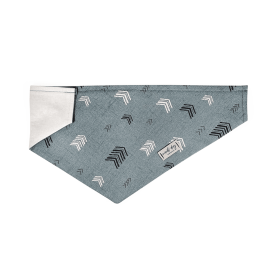 Wayfarer Sage Primitive Chevron Over-the-collar Dog Bandana (size: L (18x9.5Ã’Â¢Ã¢â¬aÂ¬ÃÂ))