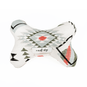 Aztec Southwestern Woven Stuffed Squeaker Wubby Dog Toy (Style: Whale)