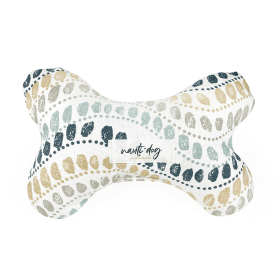 Jewel Woven Stuffed Squeaker Wubby Dog Toy (Style: Bone)