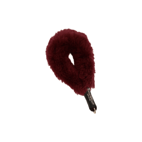 Shearling Fur Grip (Option: Burgundy)