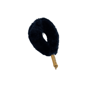 Shearling Fur Grip (Option: Navy Blue)