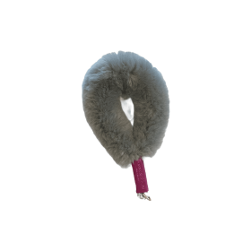 Shearling Fur Grip (Option: Light Gray)