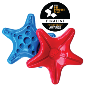 Starfish Ultra Durable Nylon Dog Chew Toy for Aggressive Chewers (Option: Blue)