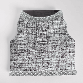 Isabella Dog Harness (Color: Alloy, size: BarkFifthAve6272)