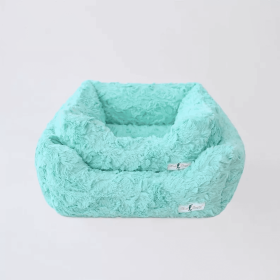 Bella Dog Bed (Color: Mint, size: small)