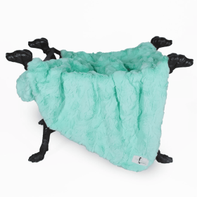 Bella Dog Blanket (Color: Mint, size: large)