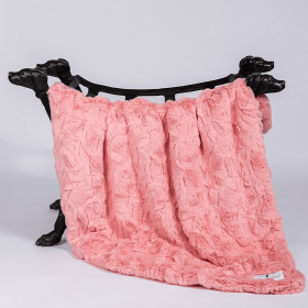 Cuddle Dog Blanket (Color: Peach, size: small)