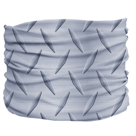 Steel Plated Pup Pup Scruff (Color: Silver, size: small)