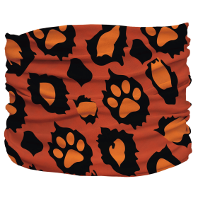 Leopawd Skin Pup Scruff (Color: Orange, size: Big Pooper)