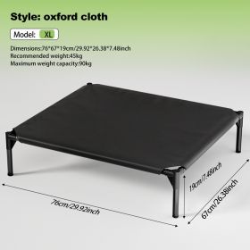 The Bi-material Pet Bed Is Of Your Choice,The Detachable Design Of The Oxford Cloth And Breathable Mesh Pet Bed Combines The Characteristics Of Breath (Option: NJB  XL)