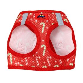 American River Choke Free Dog Harness Holiday Collection (Color: Candy Canes, size: 3X-Large)