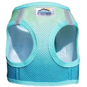 American River Choke Free Dog Harness Ombre Collection (Color: Aruba Blue, size: 2X-Large)