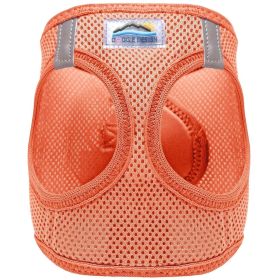American River Solid Ultra Choke Free Dog Harness (Color: Coral, size: 3X-Large)
