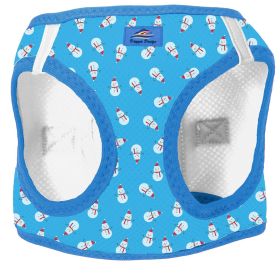 American River Choke Free Dog Harness Holiday Collection (Color: Snowman, size: medium)