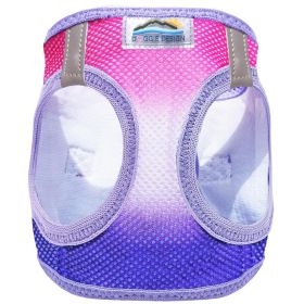 American River Choke Free Dog Harness Ombre Collection (Color: Raspberry Sundae, size: medium)
