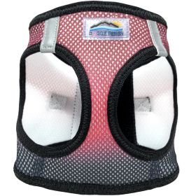 American River Choke Free Dog Harness Ombre Collection (Color: Sunset Pink, size: medium)