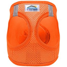 American River Solid Ultra Choke Free Dog Harness (Color: Hunter Orange, size: medium)