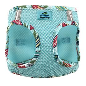 American River Choke Free Harness Hawaiian Trim (Color: Aruba Blue, size: X-Small)