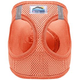 American River Solid Ultra Choke Free Dog Harness (Color: Coral, size: X-Small)