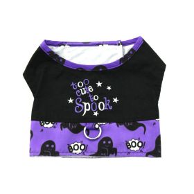 Halloween Dog Harness (Color: Too Cute to Spook, size: small)